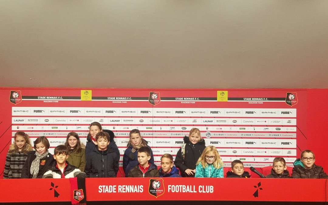 Les jeunes du FCM en visite au Stade Rennais
