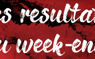 Les résultats du week-end du 30 novembre 2019