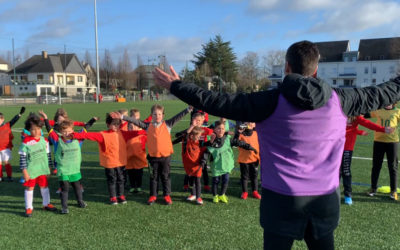 Un samedi à Dordain avec les U6-U7, U11F et les U10 Rouge