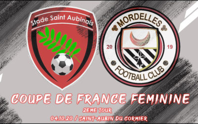 Coupe de France Féminine. Stade Saint-Aubinais au 2ème Tour