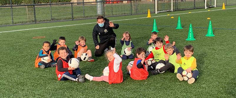 Mardi 16 février avait lieu la deuxième séance de Baby-Ball au FC Mordelles