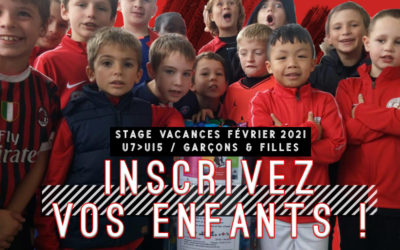 Stage FCM. Inscrivez-vous au stage des vacances de février !