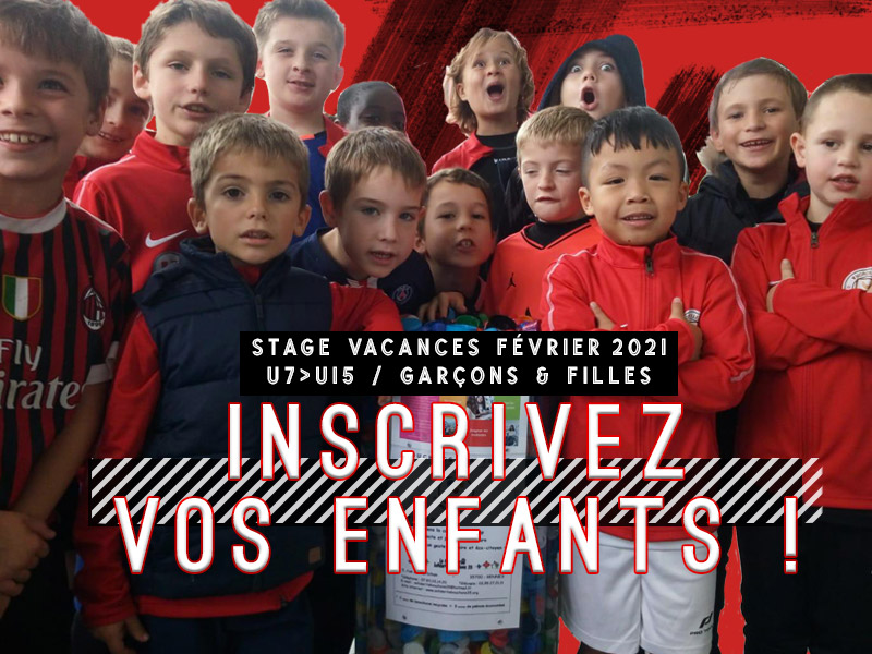 Stage FCM. Inscrivez-vous au stage des vacances de février !