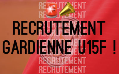 Le FC Mordelles recherche une gardienne en U15 Féminine !