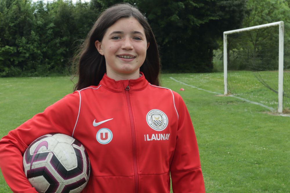 Olivia Papin, joueuse U15F au FC Mordelles, revient sur sa saison.