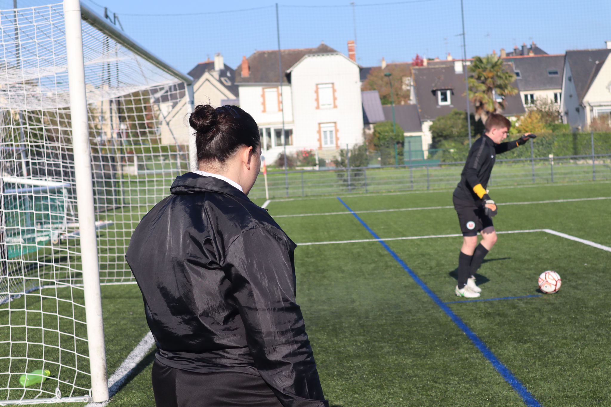 Pauline Boyer a participé au module "entraîneur gardien" avec le District